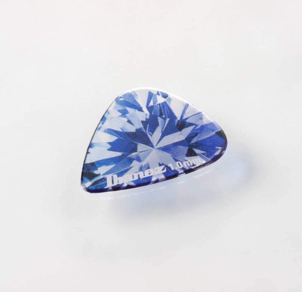 IBANEZ Ibanez Pick 6 Piece Set KALEIDO Series Colorful Design Teardrop Using Tritan [1.0mm] PCP14H-C1