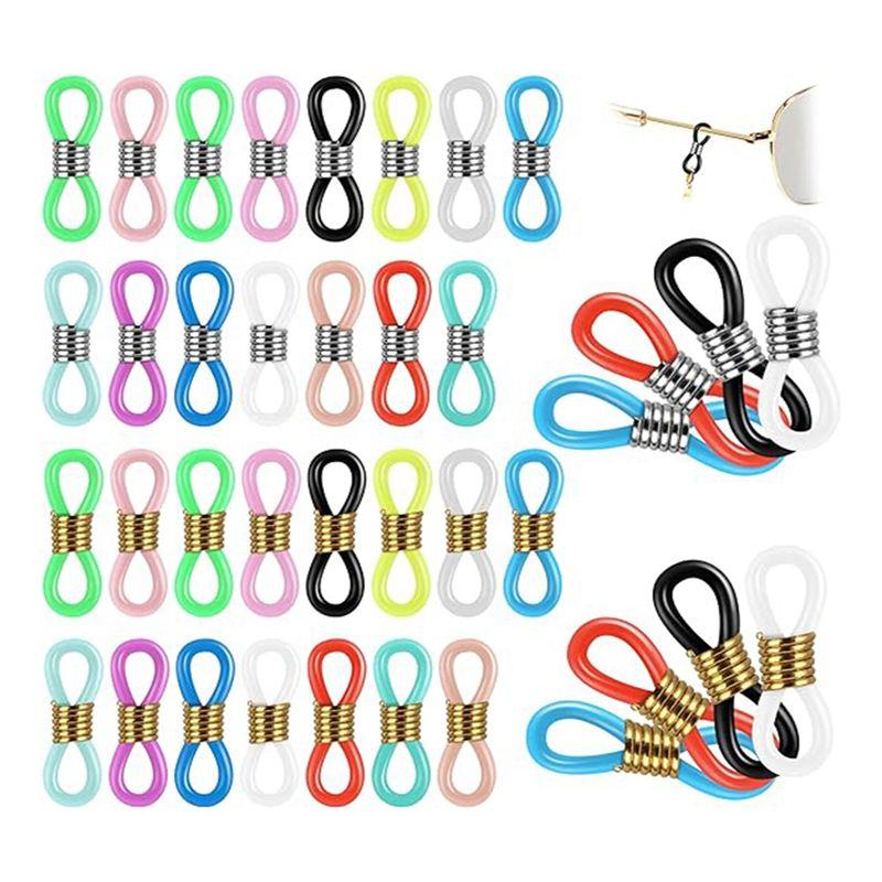 

M-Modern-60 Piece Glasses Chain Ends Glasses Chain Ring Holder As Shown Glasses Connector Glasses Fixed Chain Ends