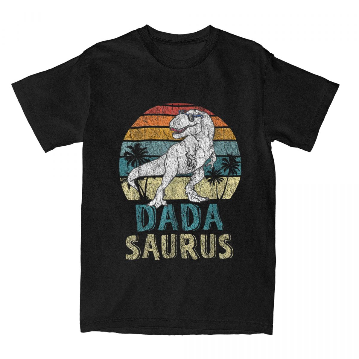 Dadasaurus T Rex Dinosaur Dada Saurus Family Matching TShirts for Unisex Amazing Cotton Tees Fathers Day T Shirts Printed Tops S