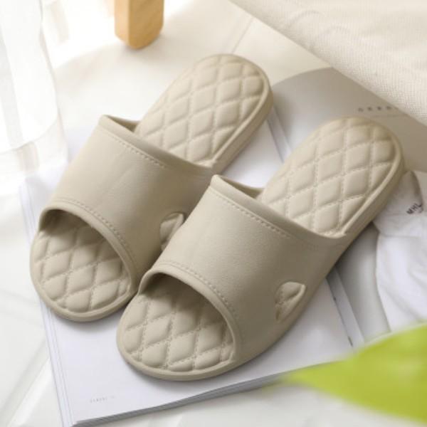 Slippers women's summer indoor couple home home soft bottom non-slip bathroom slippers bath silent couple cool slippers men