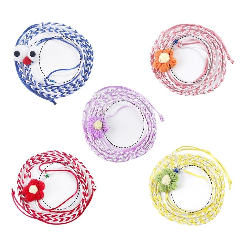 Adjustable Hamster Leash Harness with Flower Design Walking Rope For Small Animal Funny Entertainment Easy To Carry