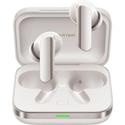 Realme Buds Air 7 Pro Wireless Earbuds Noise Cancelling Headset with 53dB AI Simultaneous 48H Battery Life Bluetooth 5.4, White