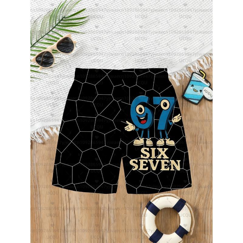 

Summer Children s Shorts For Kids 67 Six Seven Italian Brain Rot Math Joke Tops Y2k Game Saying Shorts Graphic Y2k L