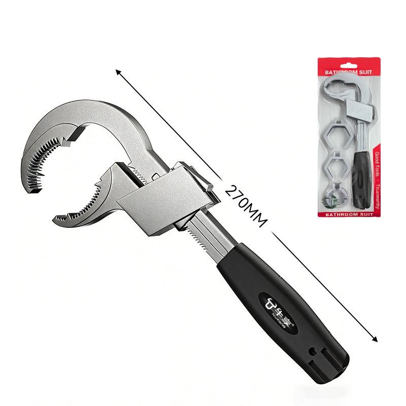 Multi-Function Sink Wrench – Universal Large Opening Faucet Tool for Bathroom and Household Pipe Installation