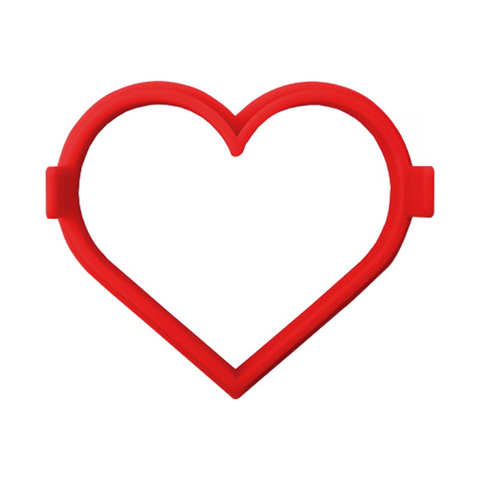 

1/4 шт. Силіконові форми для приготування їжі Форма у вигляді серця для млинців, смажених яєць, мафінів, печива, креативна форма для випічки, кухонне приладдя