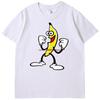 Happy Banana Fashion Graphic T Shirts Summer Tees Tops Cotton New Shirts And Tshirts Unisex Breathable Printing T Shirt