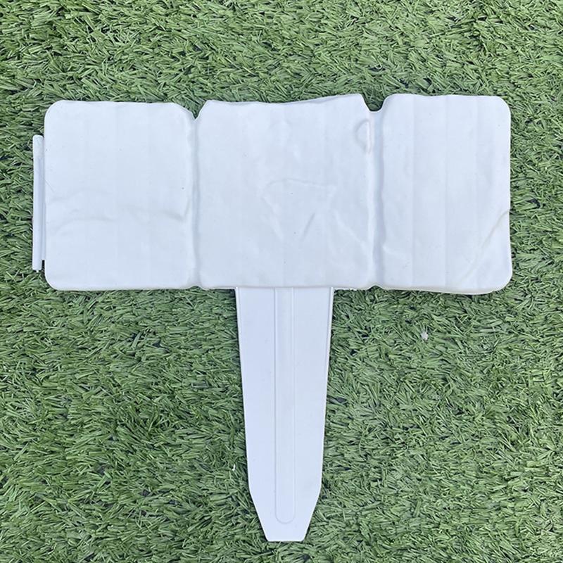 

20/10 шт пластиковый бордюрный бордюр для садовой травы, ограждение стены 20PCS(5M) бежевый