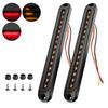 2 BUC 10 inch LED Bară Lumini Spate Remorcă Lumină Frână Stop Semnalizare Rotire Lumină Secvențială Stroboscopică Bandă Lampă Lentilă Fumurie Camionetă RV UTV