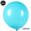 5pc/set 12in Solid Color Latex Balloon Birthday Wedding Anniversary Party Venue Decoration Room Decoration Party Supplies