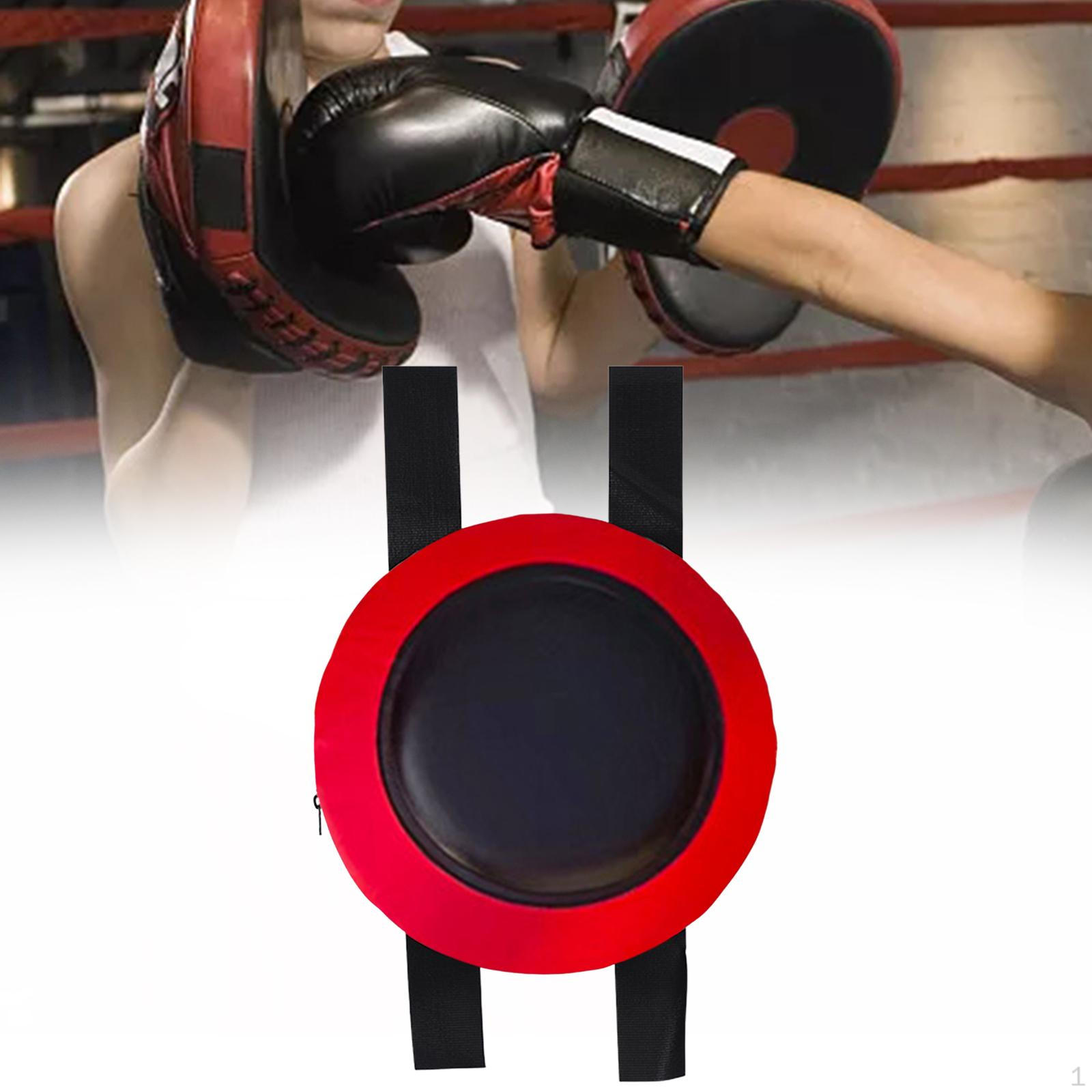 

Training Pad, Wall Mounted Punching Boxing Target PU Sparring Pad Sandbag Kick Red Black 30cm