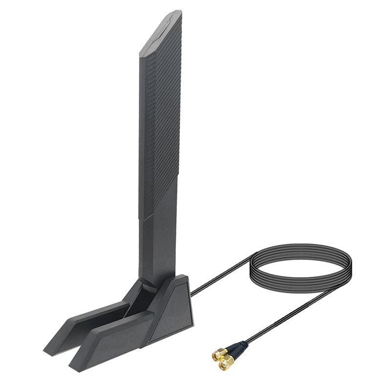 1Pcs Magnetic Foldable 2.4G/5G/6G 12Dbi High Gain External Signal Receiver For Pcie Adapter Wireless Router Wifi 6E Wifi Antenna