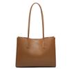 HIFASHION Minimalist Genuine Leather Large Women Tote Bags 2026 Large Capacity Casual Daily Shopping Office Shoulder Handbags