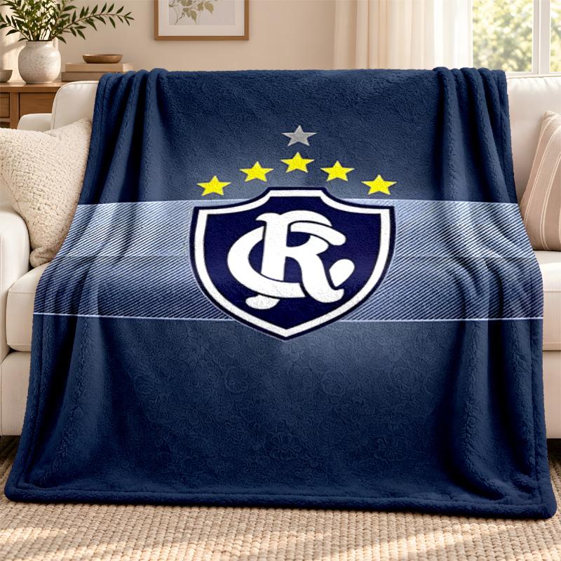 Clube do Remo blanket Flannel Blanket Soft Cozy Plush Throw for Sofa Bed Lightweight Home Decoration Outdoor camping
