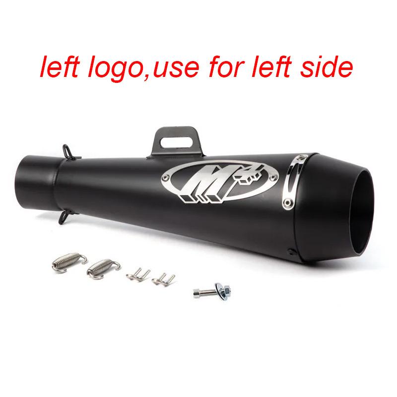 Universal M4 Motorcycle Exhaust for Kawasaki, Yamaha, and Sportbikes