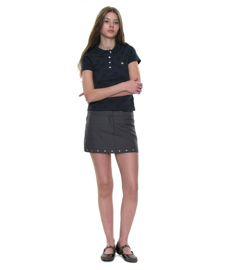Partimento Women Studded Strap Mary Jane_Navy