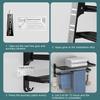 Self-adhesive Wall Mounted Towel Rack Drill Free Rust Resistant Bath Towel Hanger for Hotel Home Shower Use