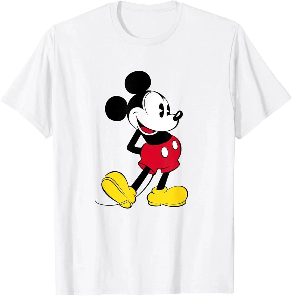 Mickey Mouse Pose White TShirt S