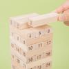 Großes Holz-Jenga-Stapelblock-Turmspiel für Kinder und Eltern - Interaktives Gleichgewichts- und Hochstapelvergnügen