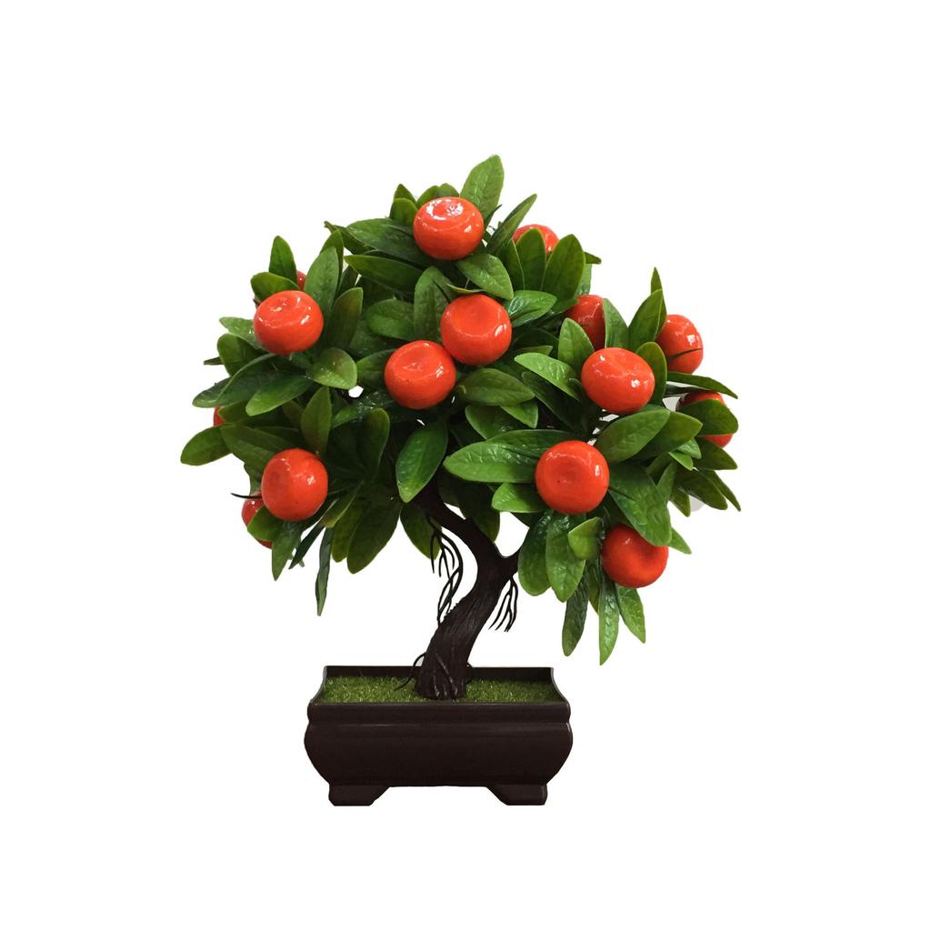 Artificial Plants Bonsai Small Fruit Tree Potted Bonsai Simulation Decor Artificial Ornaments Artificial Plant Bonsai Home Decor