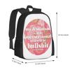 Intersectional Feminism Backpack For Student School Laptop Travel Bag Intersectional Feminism Feminist Slogan 60s Flavia Dzodan