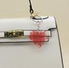 Acrylic Heart Crack Keychain & Phone Charm