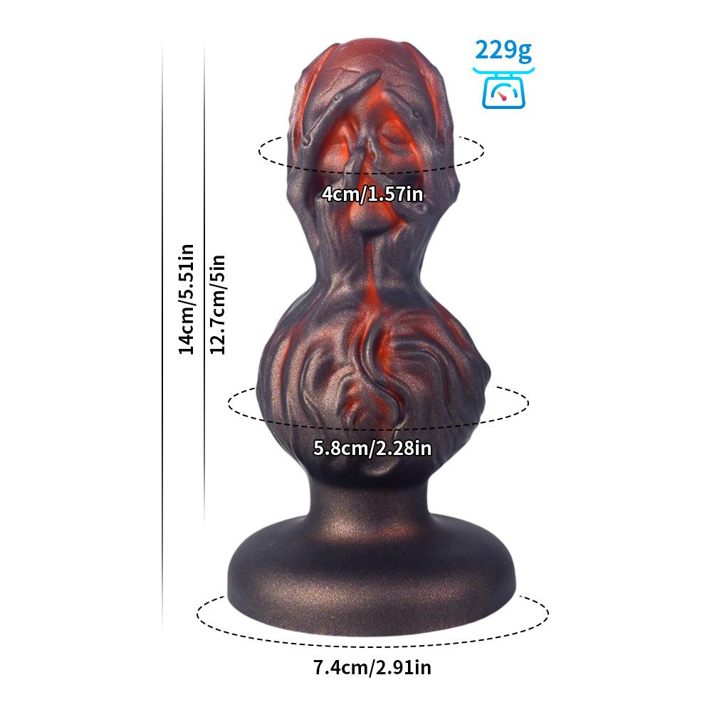 Alien Skull Anal Plugs Female Comfort Dildo Extra Long Male Anal Plug Anal Expansion Erotica Masturbator