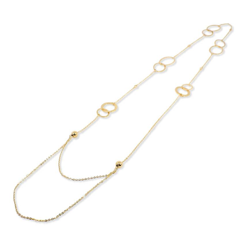 [Used] K18 Diamond Necklace/j59-3