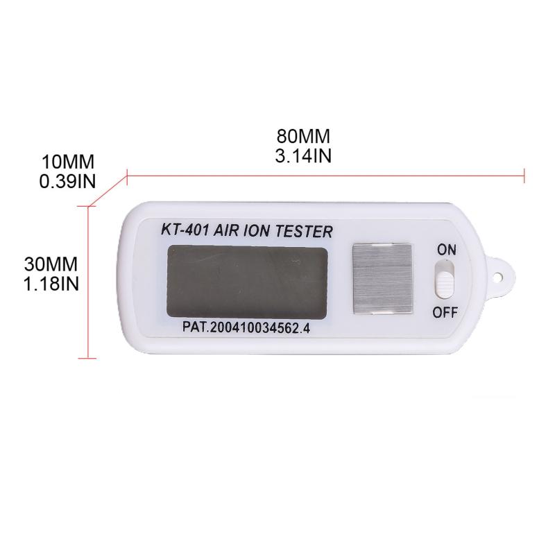 Air Quality Anion Detector Practical Negative Oxygen Ion Detection Professional with Temperature Humidity Pm2.5 Tester