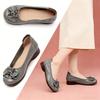 2026 Spring Summer Women's Soft Genuine Leather Shoes Comfort Flats Round Toe Mother Shoes for Daily Wear Plus Size 41