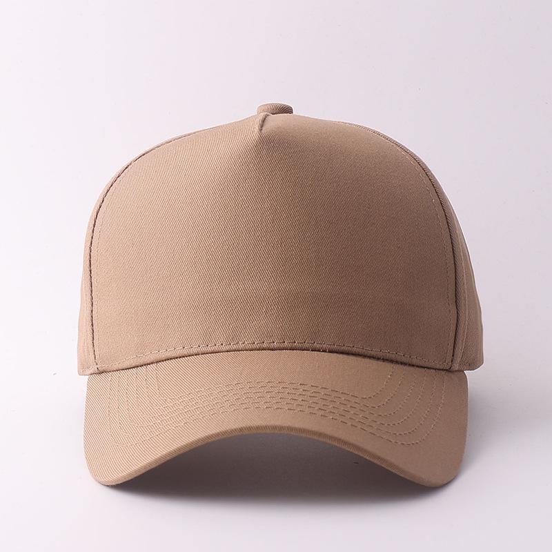Promotional Peaked Cap Five-piece Light Board Embroidery Printing Solid Color Baseball Cap Outdoor Casual Hat