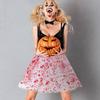 Halloween Party Cosplay Costume Props Blood Skirt Mesh Skirt Tutu Yarn Skirt Horror Decoration Props