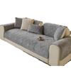 Retro High-End Sofa Cushion  New Autumn And Winter Milk Fleece Seat Cushion Fixed Non-Slip Sofa Cover Cover Cloth