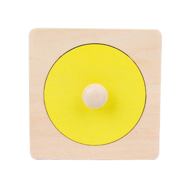 Teaching aids geometric shape panel puzzle puzzle round shape pairing cognitive early childhood children's toys