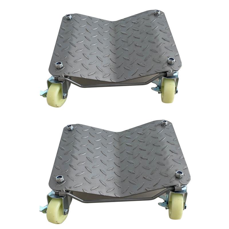 1/2 szt. opona samochodowa koła wózek wózki pojazdowe przenoszenie opon z 4 kółkami 1000 funtów nośność naprawa samochodowa ruchoma