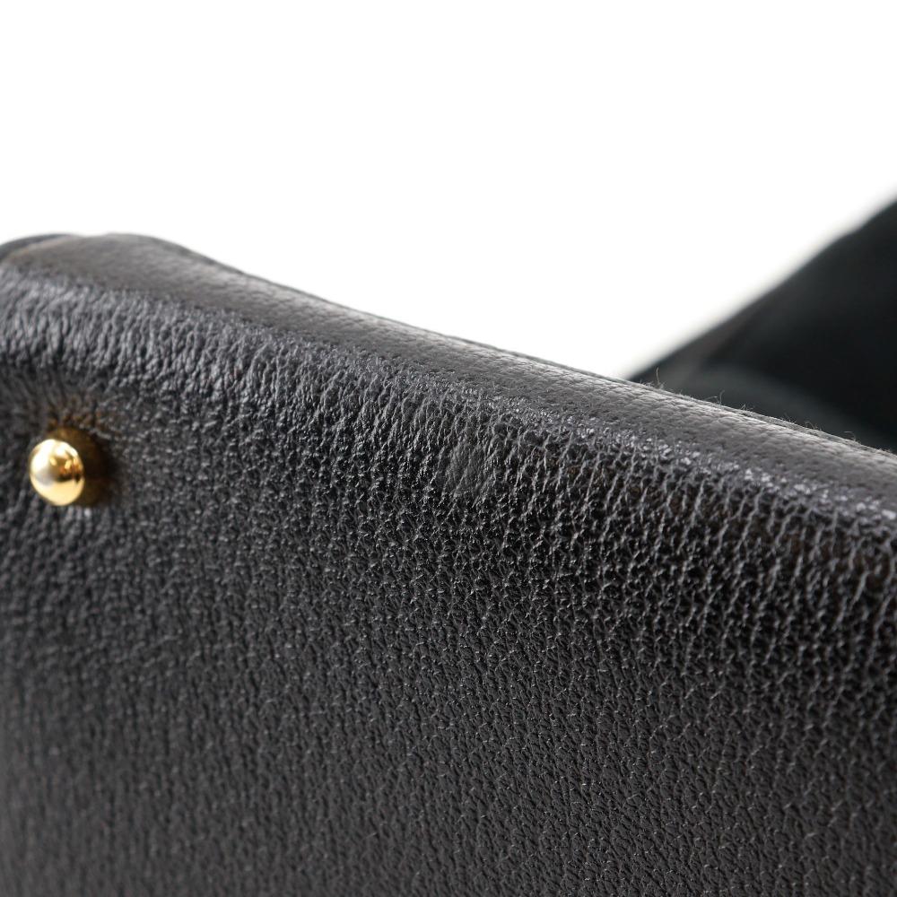 Gucci Bang Boot Tote Bag Old Gucci Black Suede Women Used