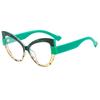 Cat Eye Oversized Sunglasses for Women Ins Personality with UV Protection Sun Glasses Pink Green Party Casual Eyewear