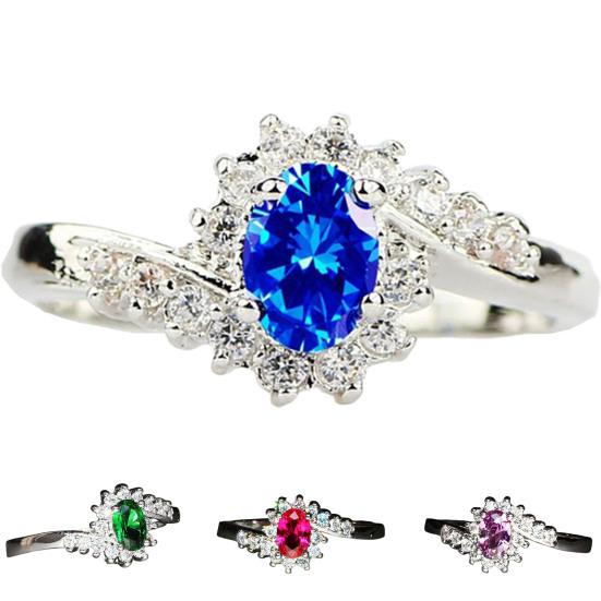 Schmuckring Geometrisch Feine Verarbeitung Exquisiter Glänzender Zirkonia-Ring für Party