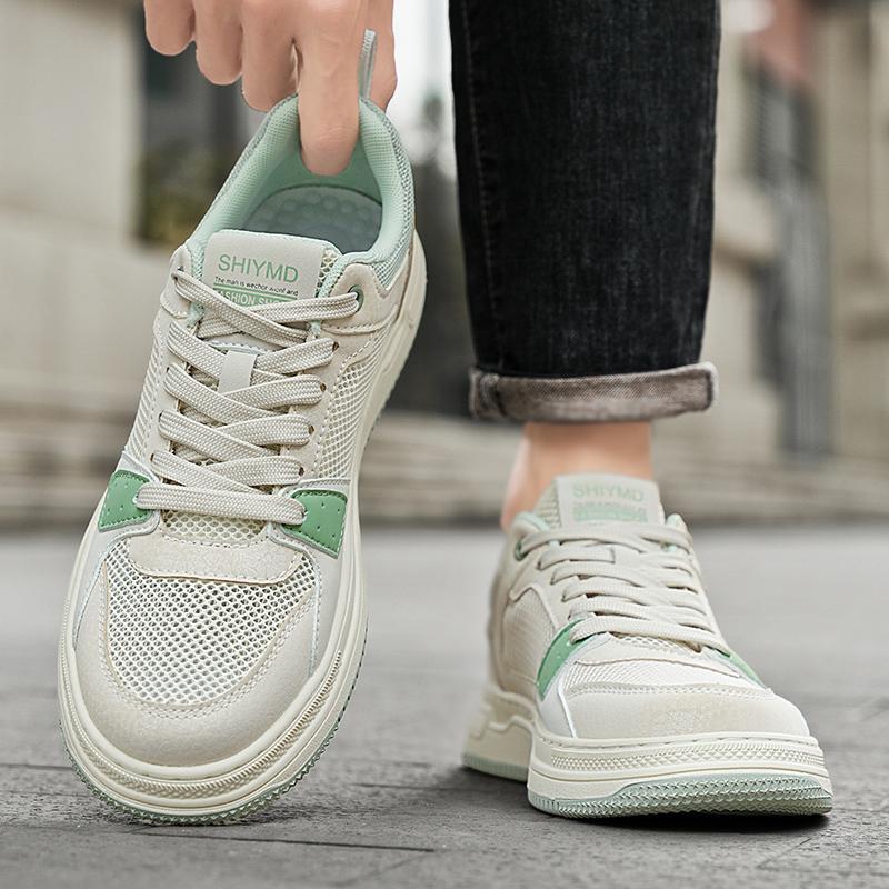New summer mesh breathable sports and leisure board shoes platform trendy shoes
