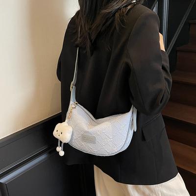 Beliebte Knödeltasche Damen Neue Mode Vielseitige Umhängetasche Lässige Pendeltasche Einfache Messenger Bag