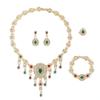 Newlywed's Four-Piece Set - Fashion Alloy Necklace, Ring, Women's Gift Jewelry Set