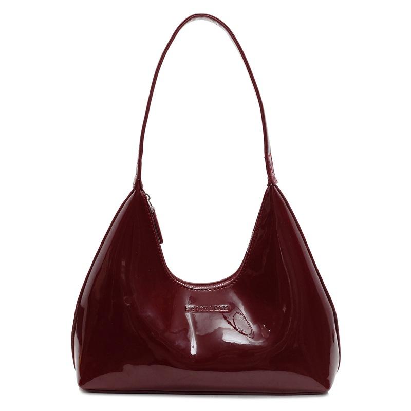 

Повседневная женская сумка Новая модная сумка через плечо подмышку бордовый