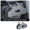 Car Backseat Organizer with Cup Holder Tissue Box Multifunctional Universal Automotive Seat Headrest Hanging Storage Box Hook Car Accessories