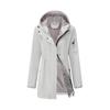Women's Casual Solid Color Long Sleeved Pocket With Fleece Jacket Hooded Coat Windbreaker