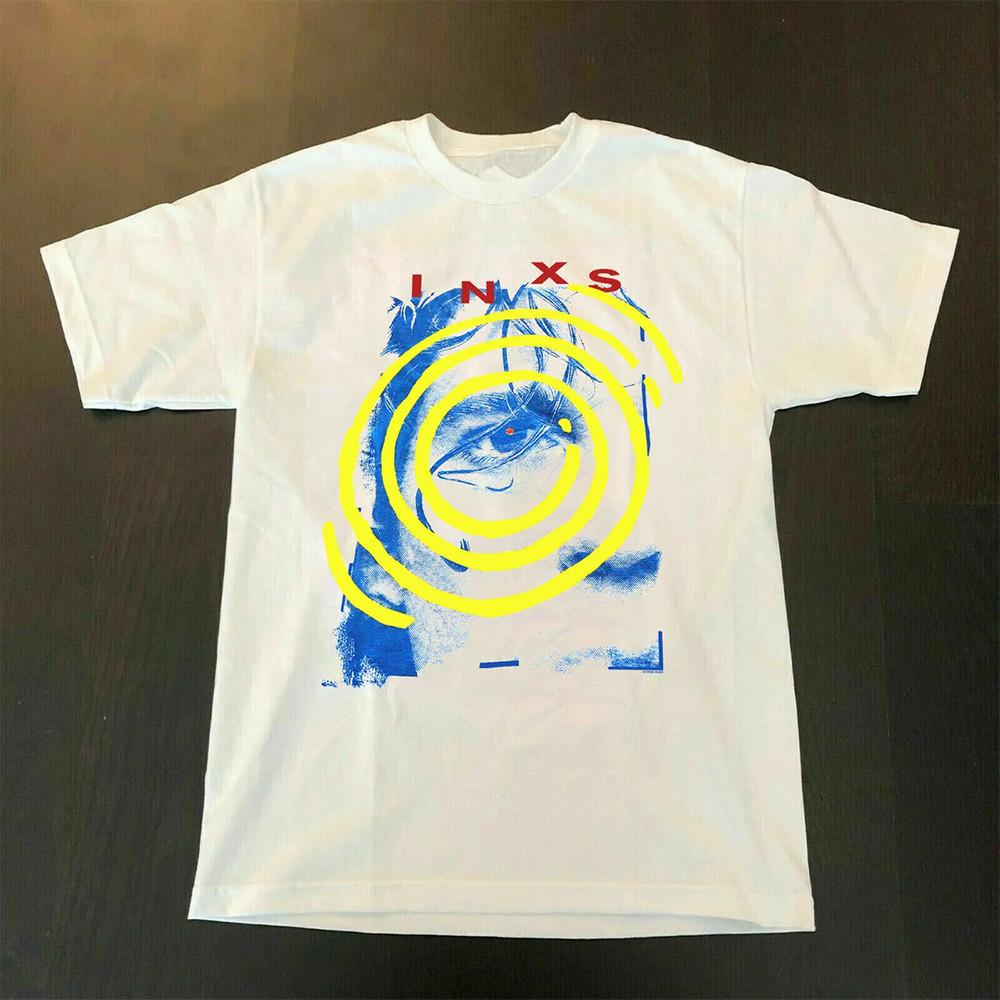 INXS vintage Calling All Nations Tour 1988 White Unisex  S-5XL CG1050 Unisex T-Shirt XXXL