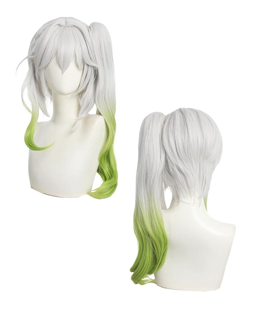 [NOKIJP] Genshin Impact Nahida Cosplay Costume with Wig for ChildrenKids - Genshin Impact Nahida Cosplay Costume (Nahida Wig Included, 130cm)