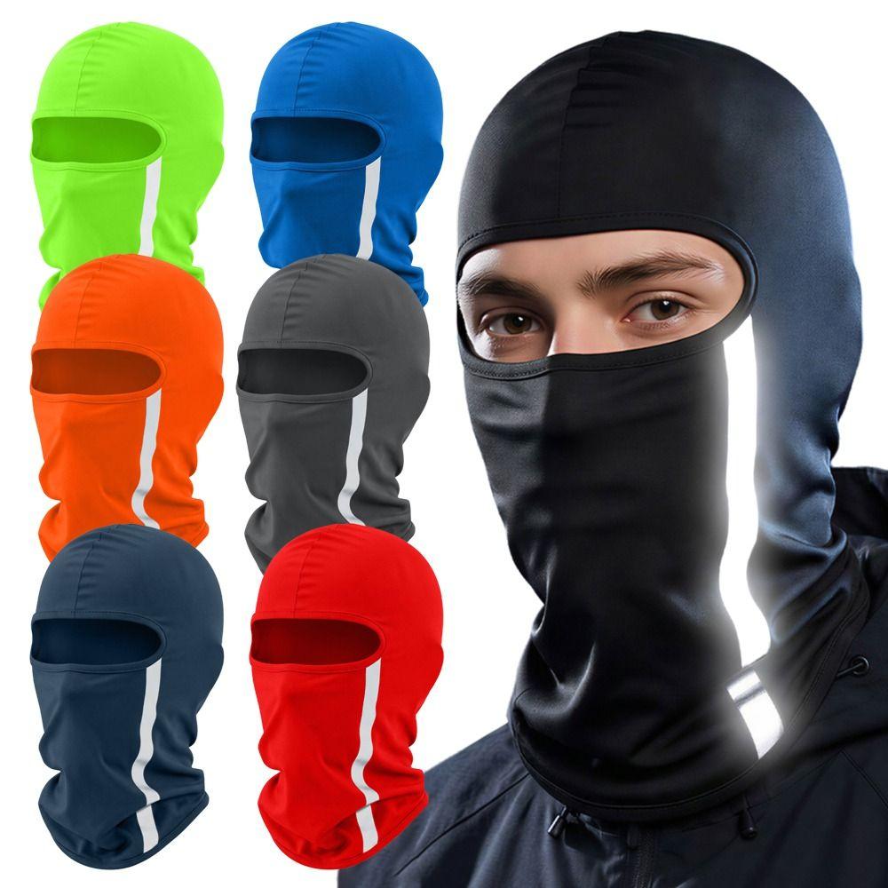 Reflektierende Sturmhaube Gesichtsmaske Schnelltrocknend Vollgesichtsmaske Modische Motorradmaske Sommer