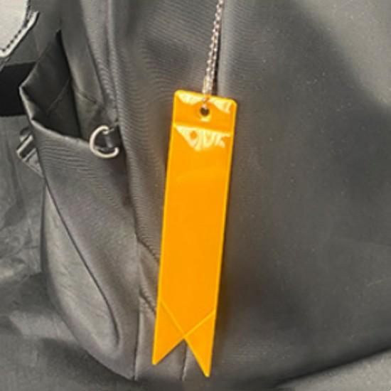 5 шт./набор Светоотражающий брелок «Звездная ночь» - Креативный ПВХ Светящийся Безопасный Шарм для Сумки для Рюкзаков Велосипедного Снаряжения Ночной Предупреждающий Брелок