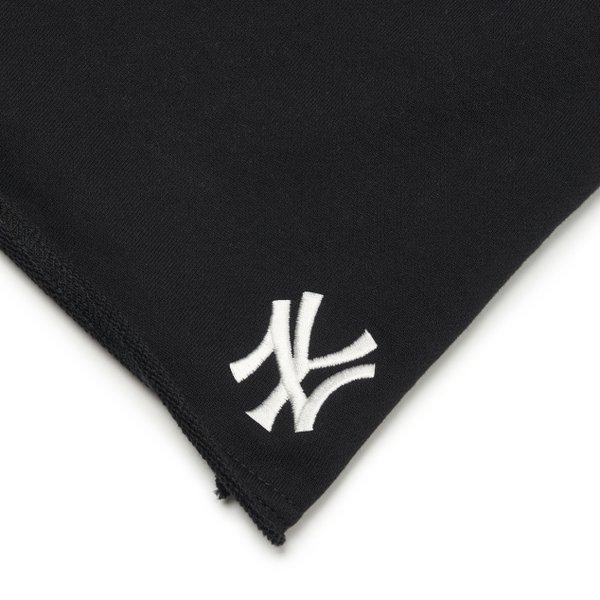 MLB New York Yankees Letter Minimalist Sleeveless Hoodie Women Hoodies Black 3FTK06023-50BKS