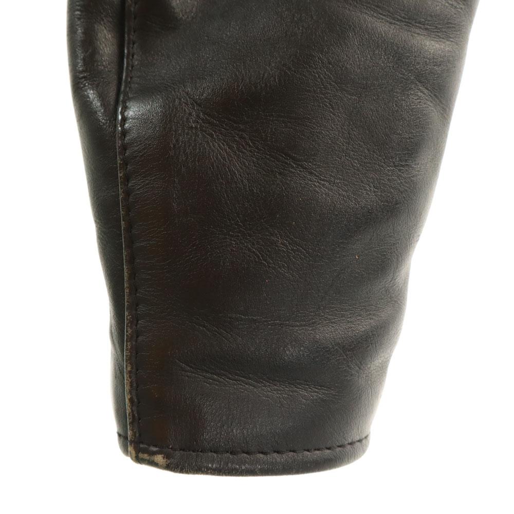 SCHOTT 80s 90s Old USA Made Double Riders Jacket 38 Black Men's Used