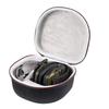Storage Case Organizers Box for Leight Earmuff and Glasses Hard EVA Case Shockproof Double Zipper Carrying Bag